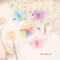 10PCS Mini Butterfly Hair Barrettes Tulle Mesh, Colorful Butterfly Hair Accessories